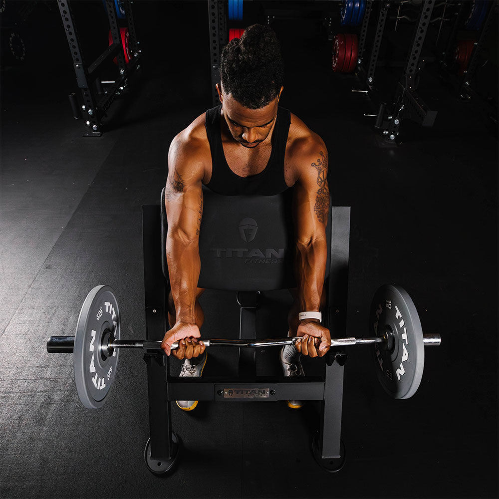 Bench press with preacher curl sale