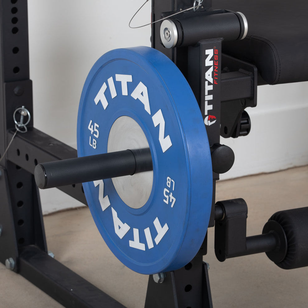 Curl Rack Machine T-3 or X-3 Series Rack Mounted Leg Curl and Extensions Attachment ...