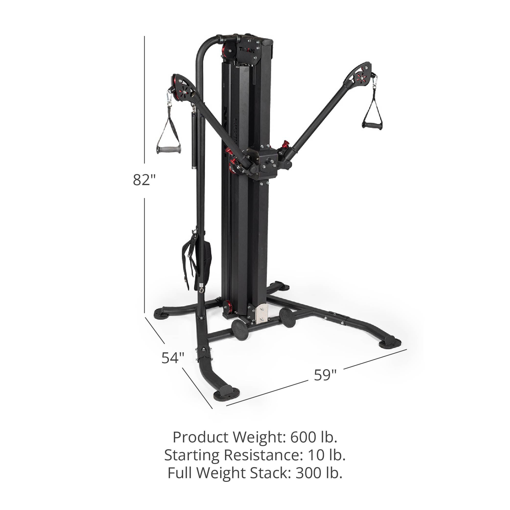 Nemesis 300 LB Single Stack Functional Trainer