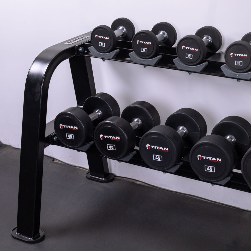 2 Tier Saddle Dumbbell Rack - view 6