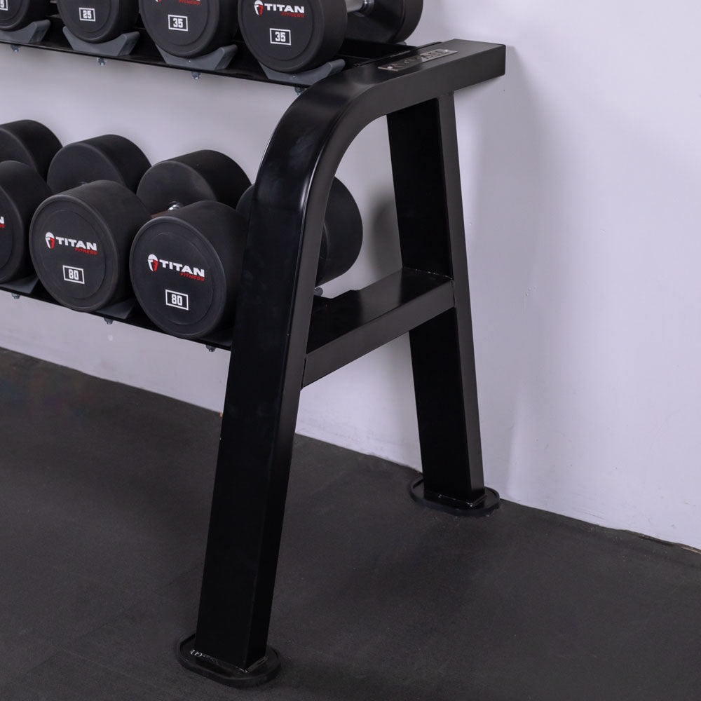 2 Tier Saddle Dumbbell Rack | Titan Fitness