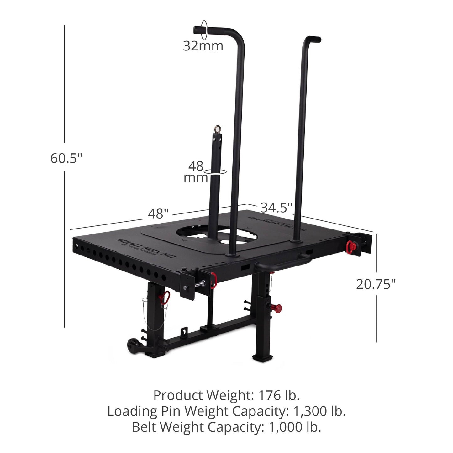 Rack Mounted SquatMax-MD - view 13
