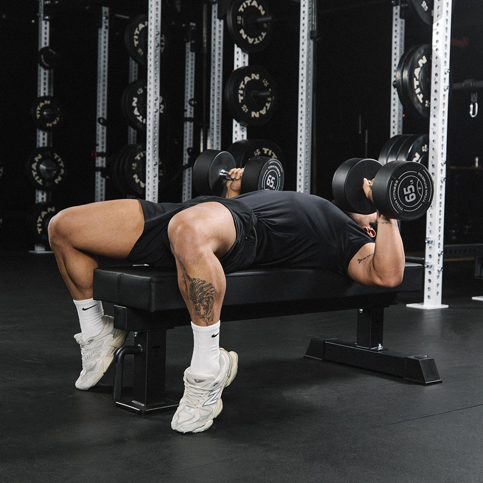 TITAN Series Single Post Flat Bench | Titan Fitness