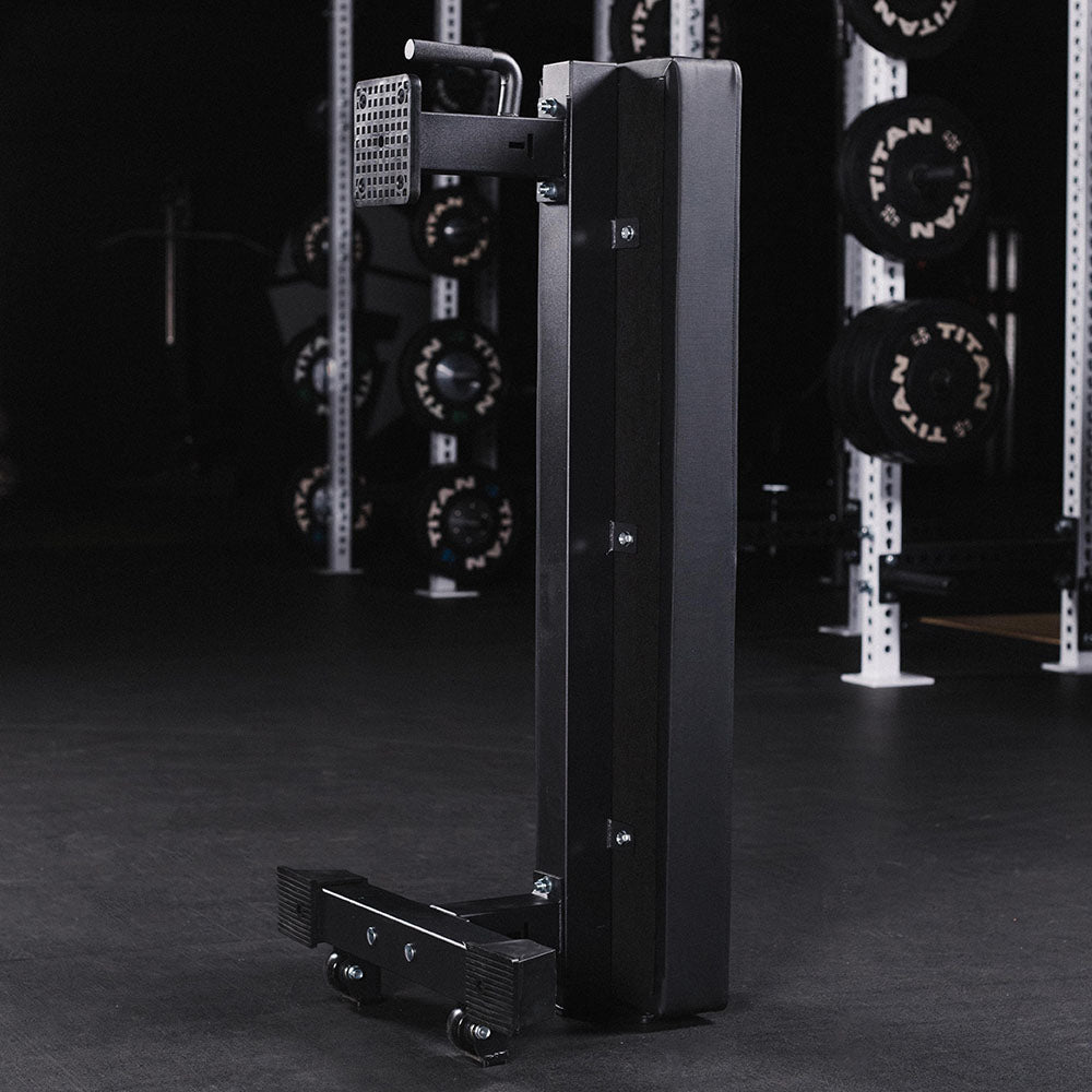 TITAN Series Single Post Flat Bench | Black - view 11