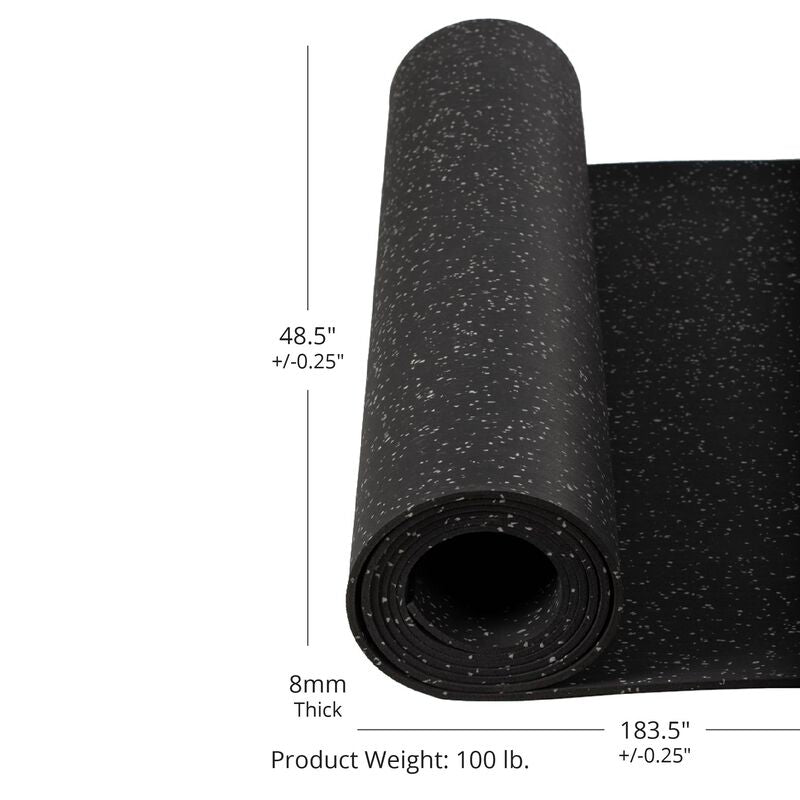 Gray Crumb Rubber Gym Flooring Roll - view 7
