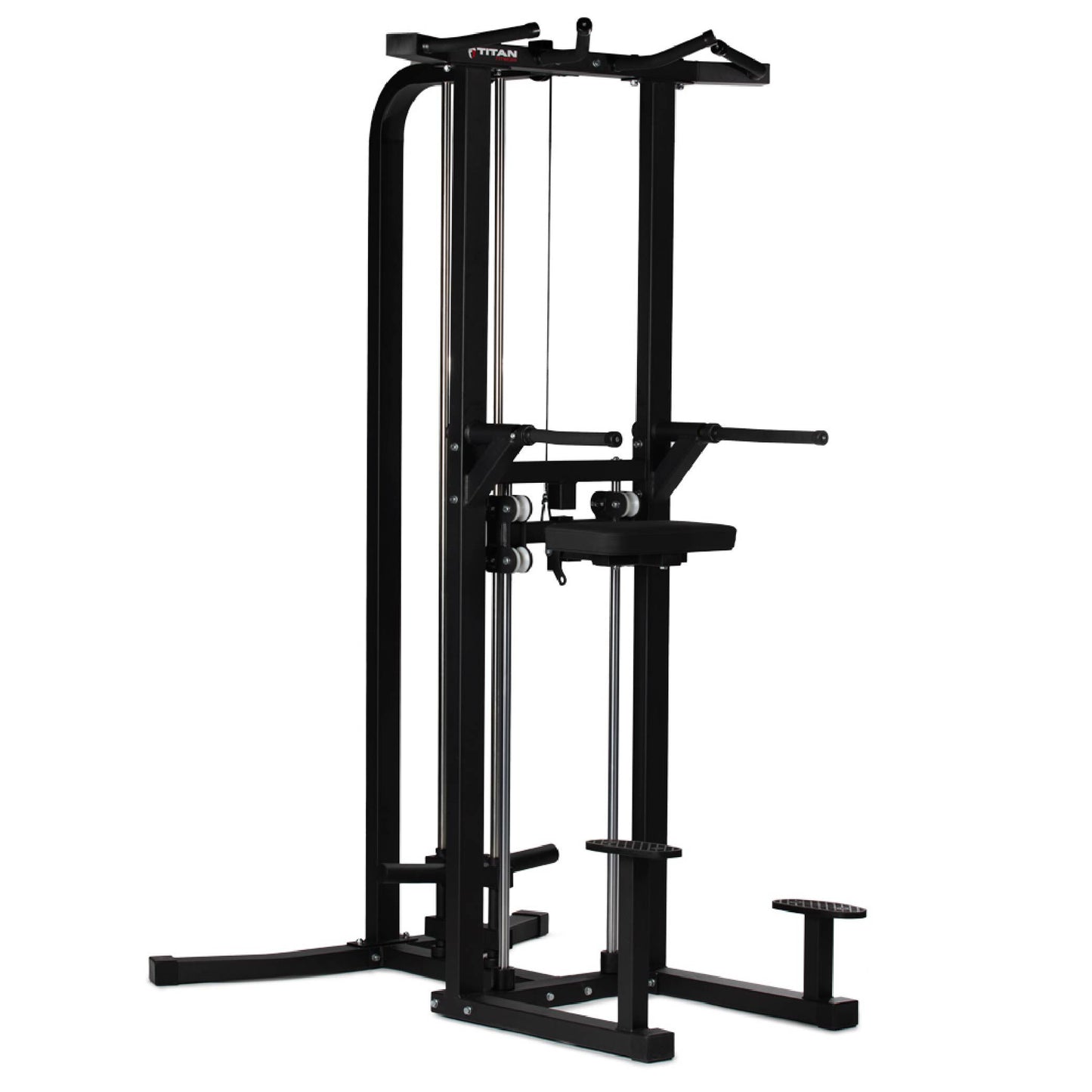 Plate-Loaded Assisted Pull-Up and Dip Machine - view 1