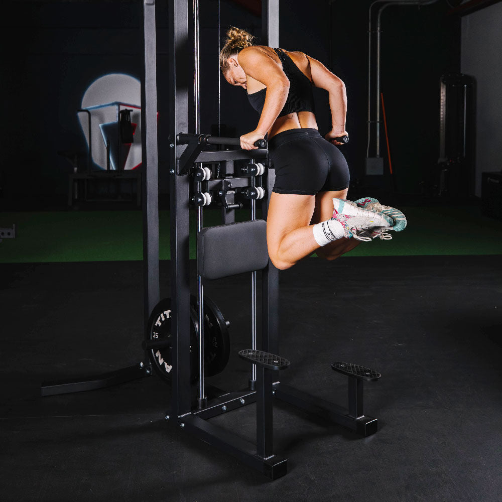 Plate-Loaded Assisted Pull-Up and Dip Machine - view 4