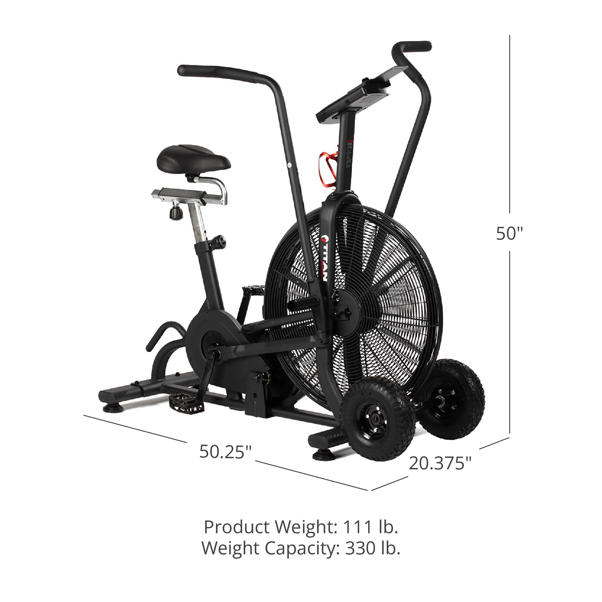 Fan for exercise bike sale