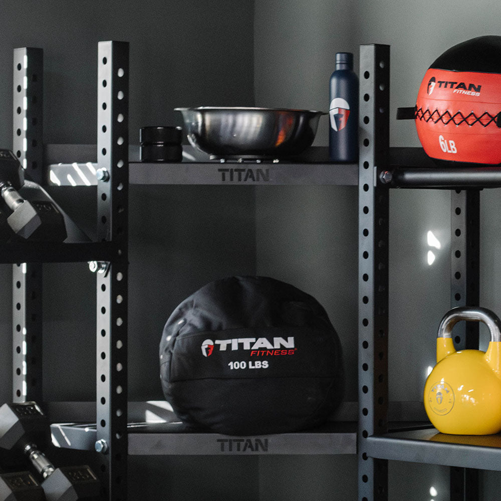 Bumper plate and kettlebell storage sale