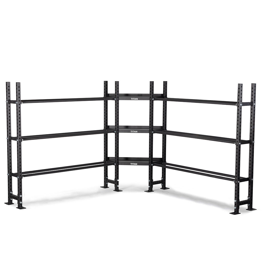 Elite Series Mass Storage System with Bumper Plate & Corner Shelves | Tier 3 73" / 70" - view 31