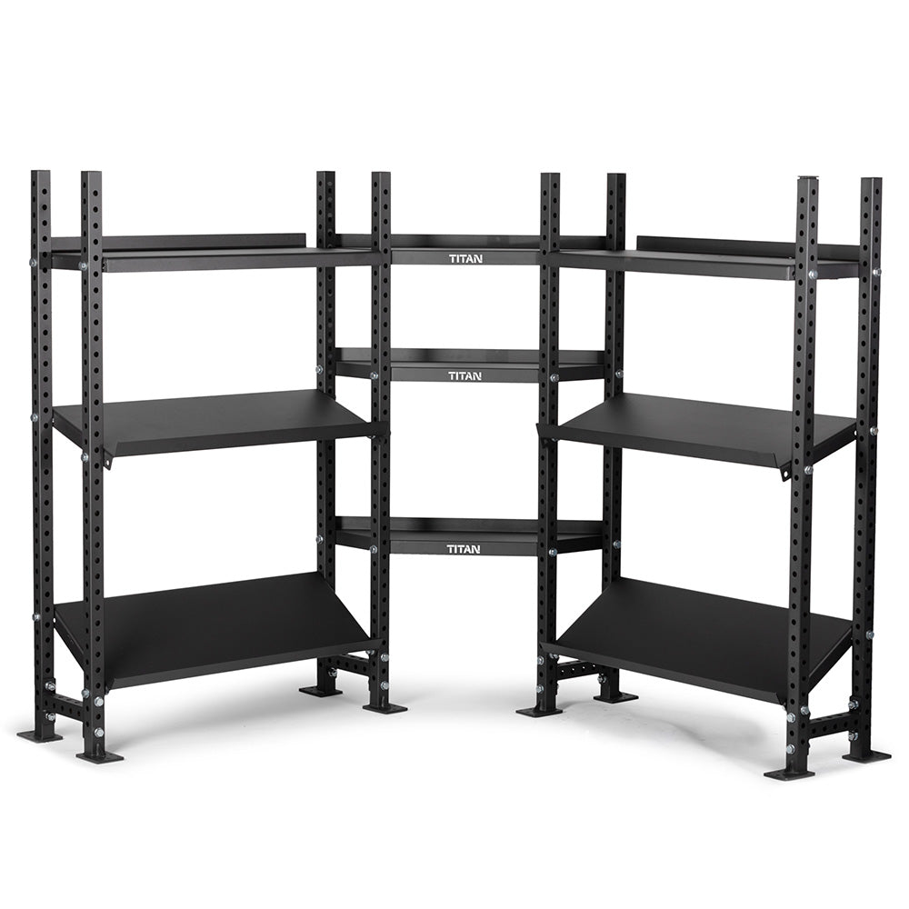 Elite Series Mass Storage System with Adjustable Shelves & Corner Shelves | Tier 3 73" / 42" - view 21