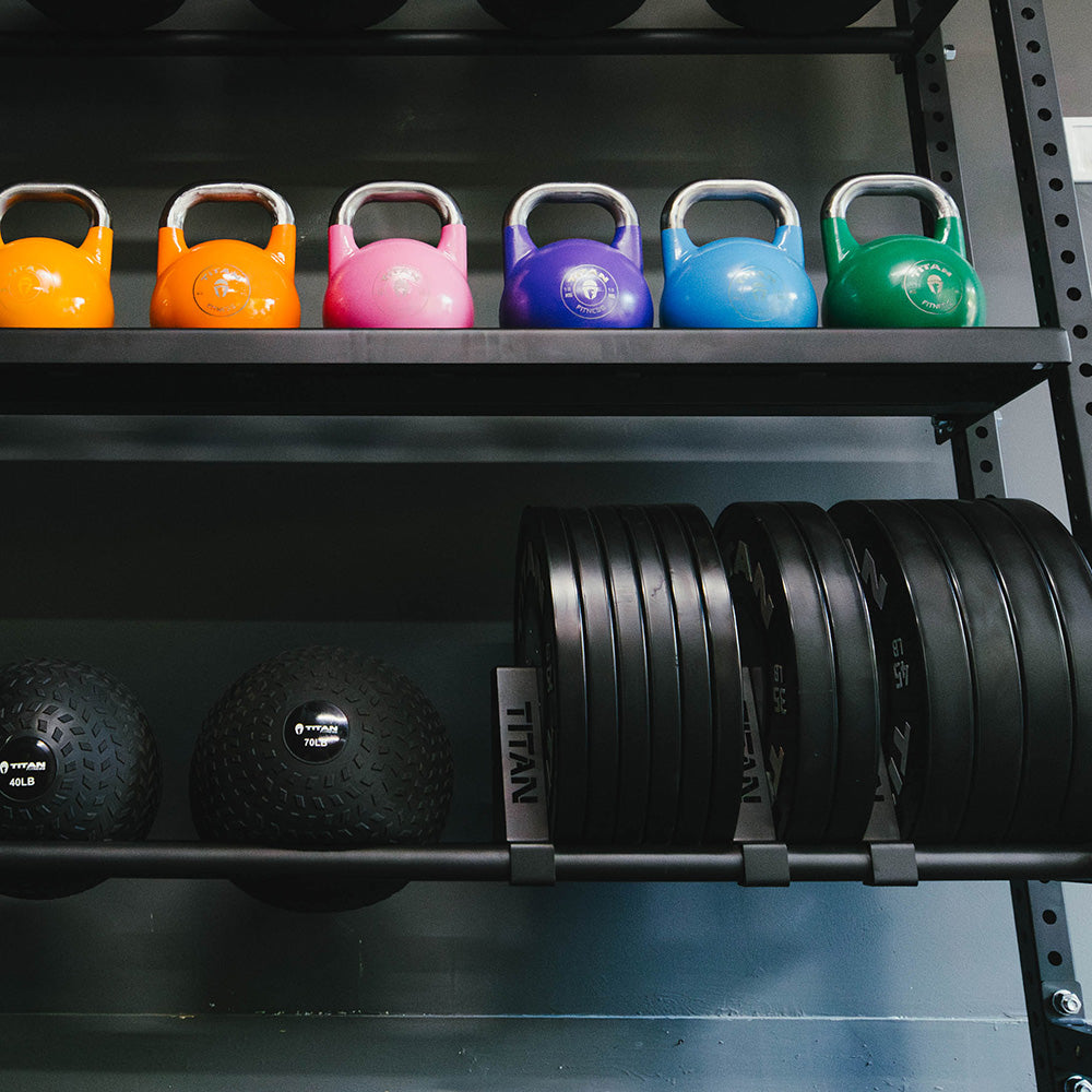 Elite Series Add-On Mass Storage System with Bumper & Medicine Ball Shelves | 3 Tier 73" / 42" - view 19