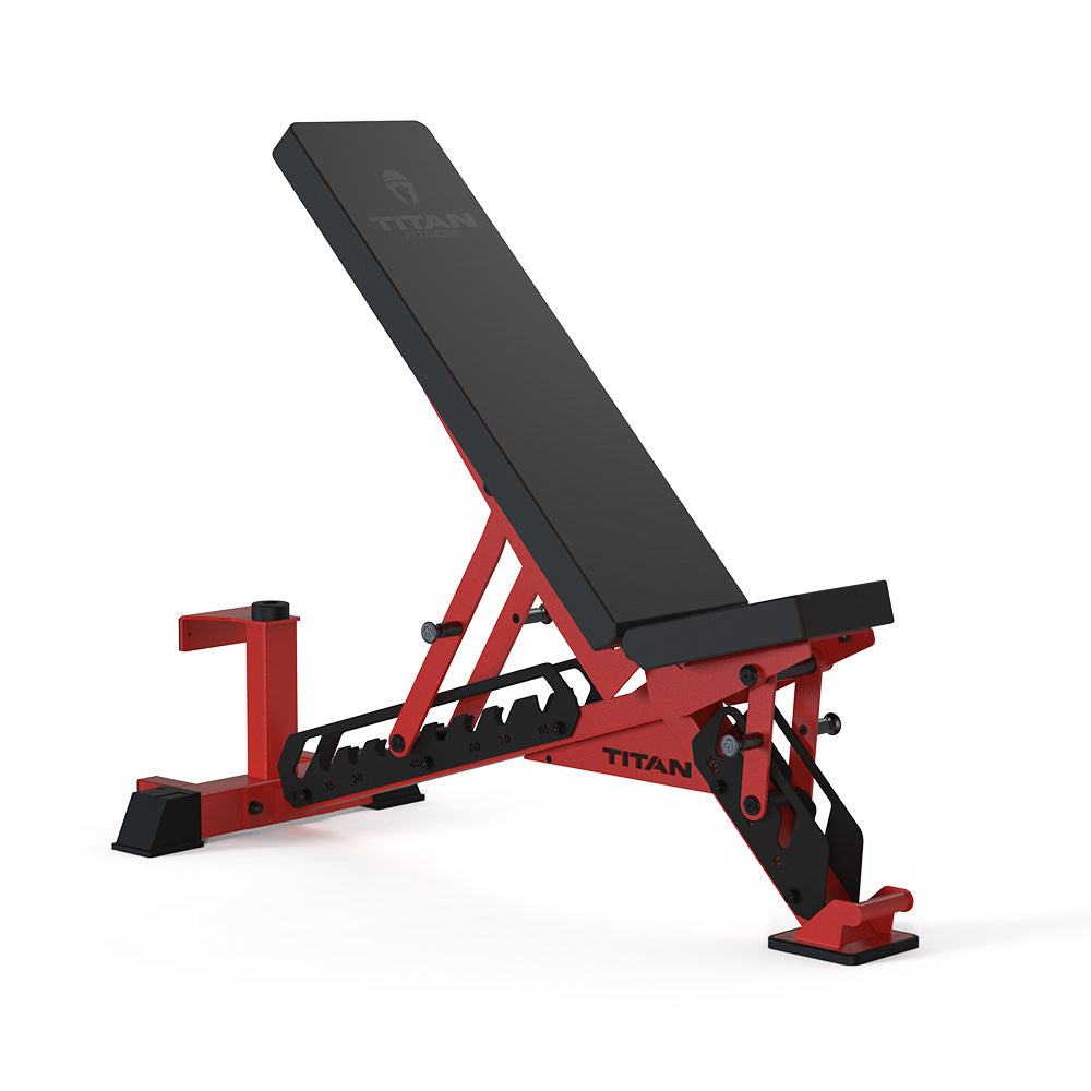 TITAN Series Adjustable Bench | Red - view 40