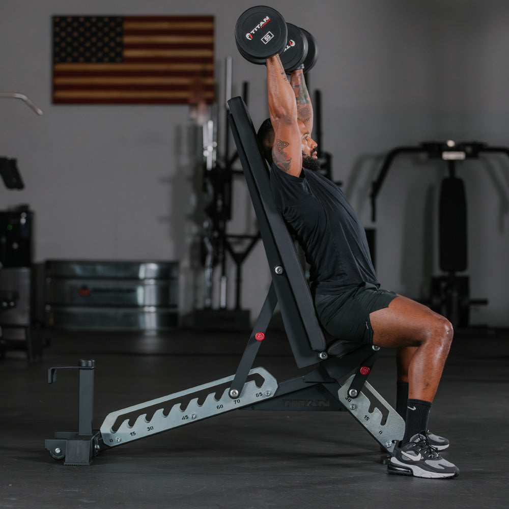 TITAN Series Adjustable Bench | Red - view 43