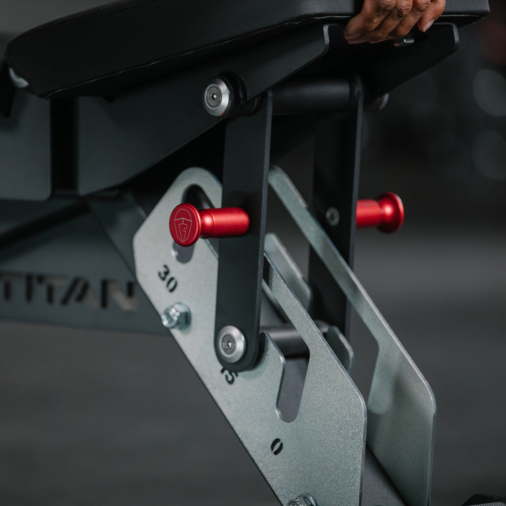 TITAN Series Adjustable Bench | Red - view 48