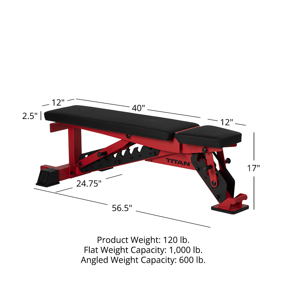TITAN Series Adjustable Bench