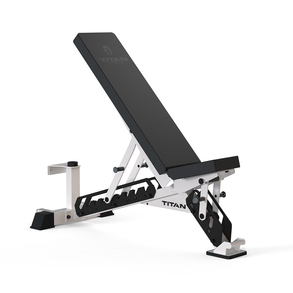 TITAN Series Adjustable Bench | White - view 66