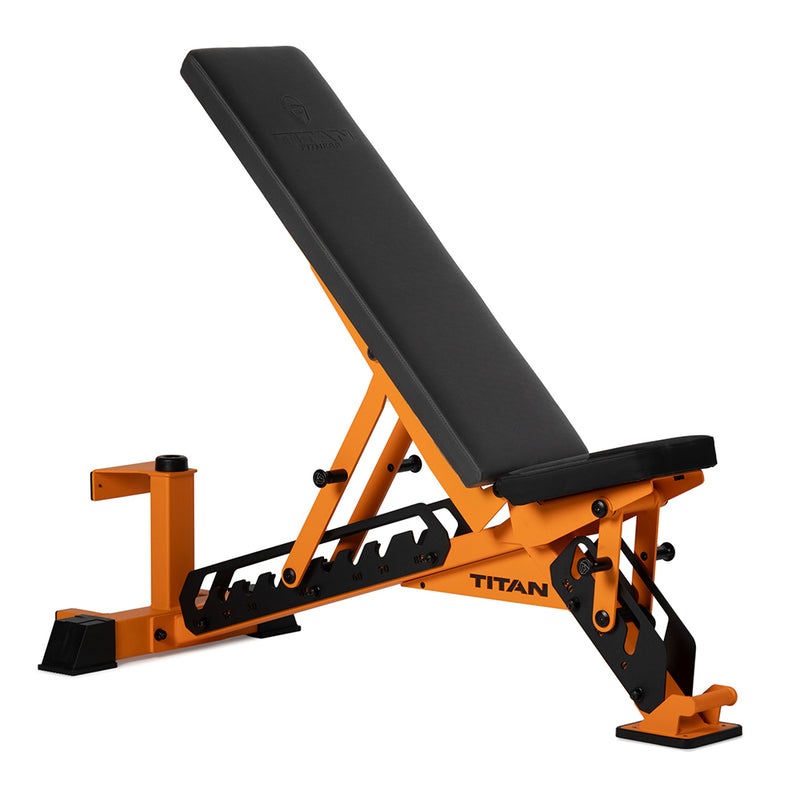 TITAN Series Adjustable Bench | Orange