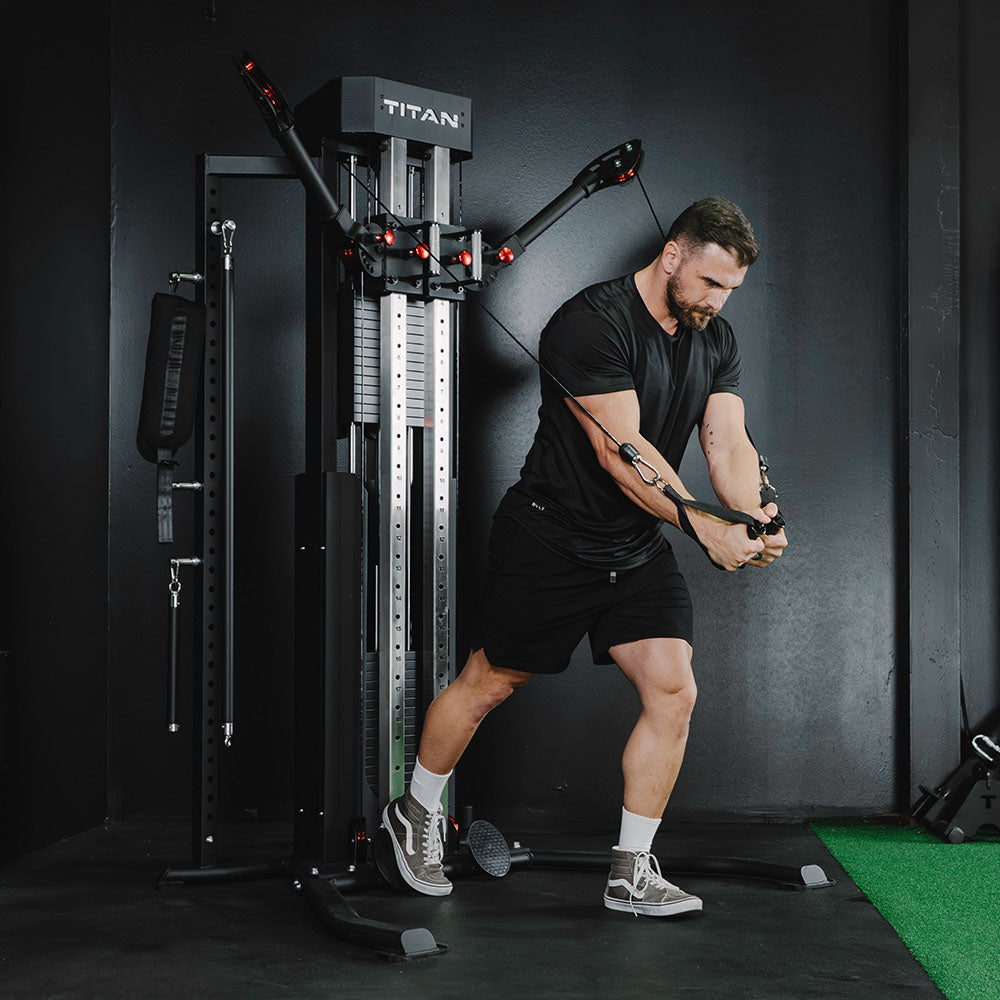 Stack Trainer Racing Nemesis 300 LB Single Stack Functional Trainer | Titan Fitness