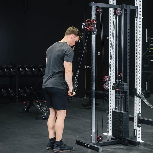 Selectorized Wall and Rack Mounted Pulley Towers | Short 82.5" view 2