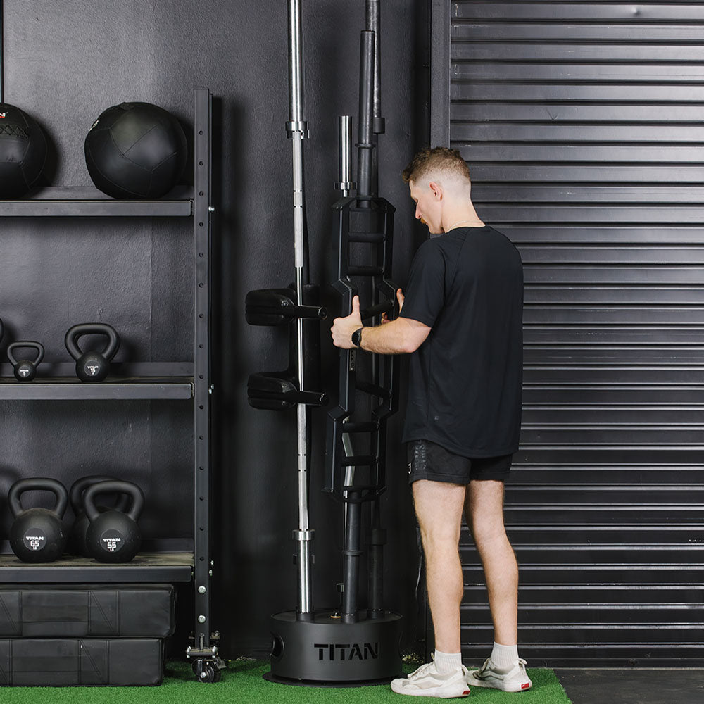 Revolver Rotating Barbell Rack | Titan Fitness