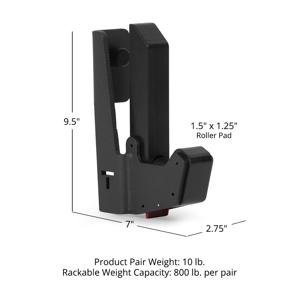 T-2 Series QuickSlide Sandwich Roller J-Hooks - Thumbnail 3
