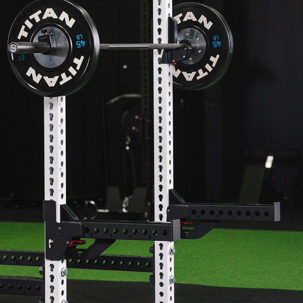 Scratch And Dent TITAN Series QuickSlide Spotter Arms Titan Fitness Scratch And Dent TITAN Series QuickSlide Spotter Arms Titan Fitness