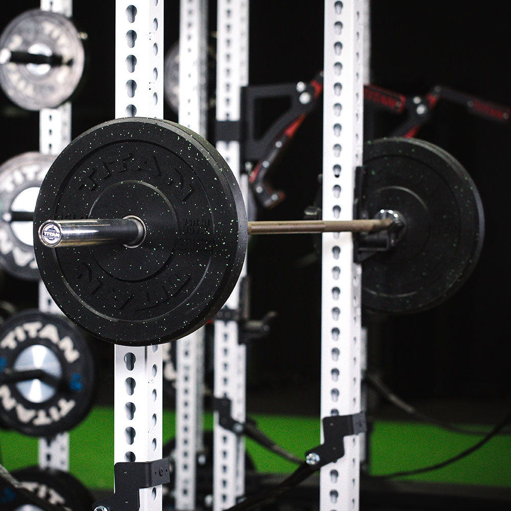 25 LB Pair Crumb Rubber Bumper Plates Titan Fitness