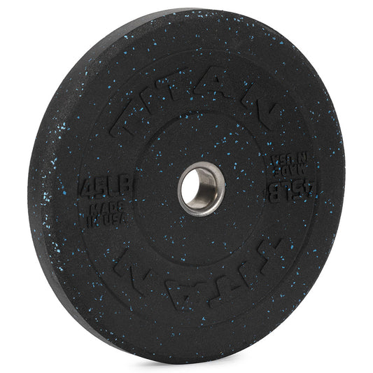 45 LB Single Crumb Rubber Bumper Plate view 1