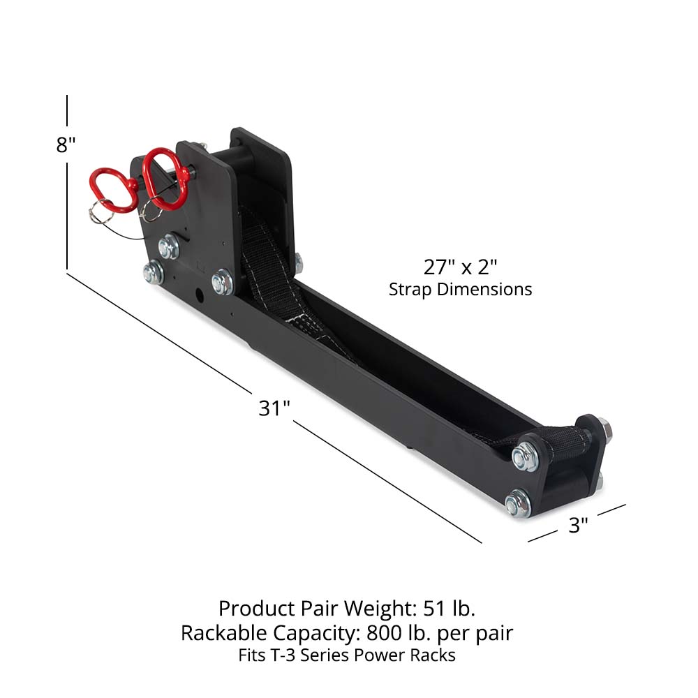 T-3 Series Safety Strap Spotter Arms - view 8