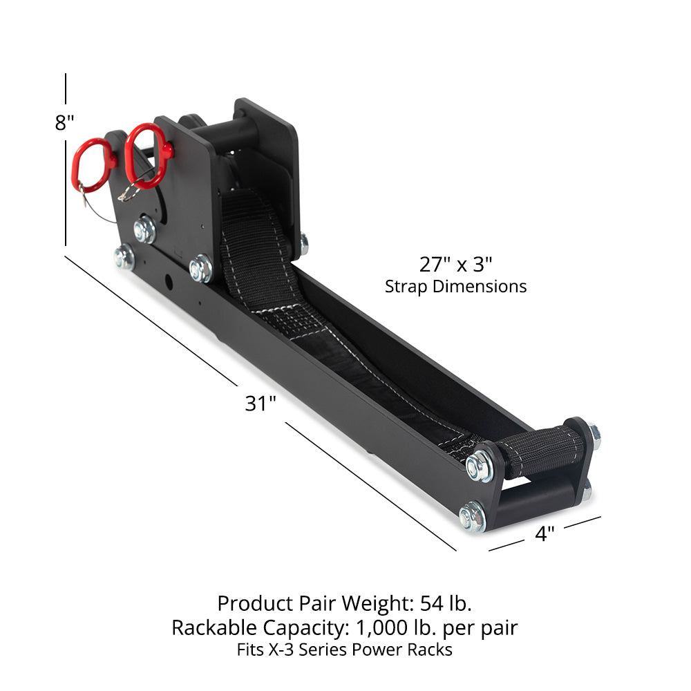 X-3 Series Safety Strap Spotter Arms