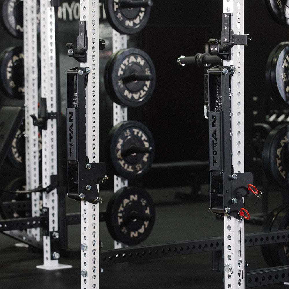 TITAN Series Safety Strap Spotter Arms | Titan Fitness
