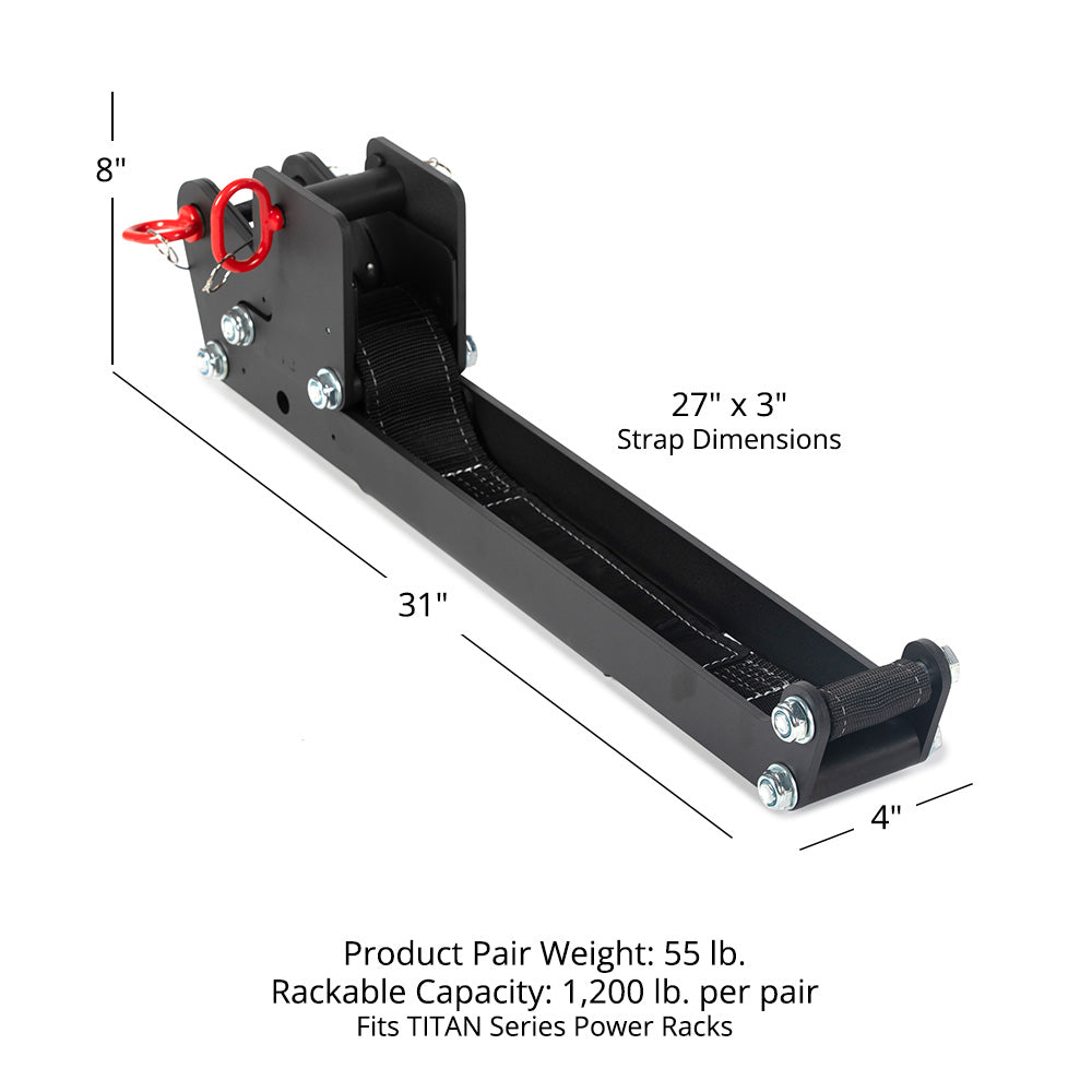 TITAN Series Safety Strap Spotter Arms - view 12