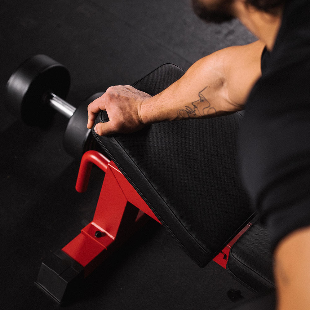 Performance Series Adjustable Bench | Red