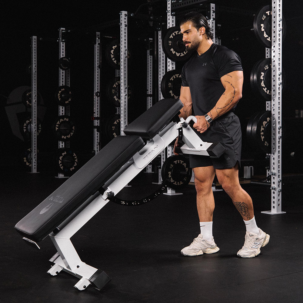 Performance Series Adjustable Bench | White - view 45