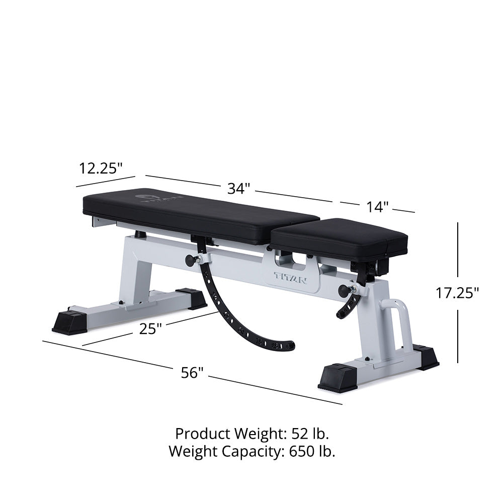 Performance Series Adjustable Bench | White