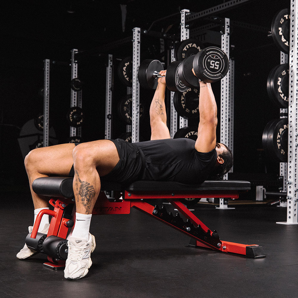 Elite Series Adjustable FID Bench | Red