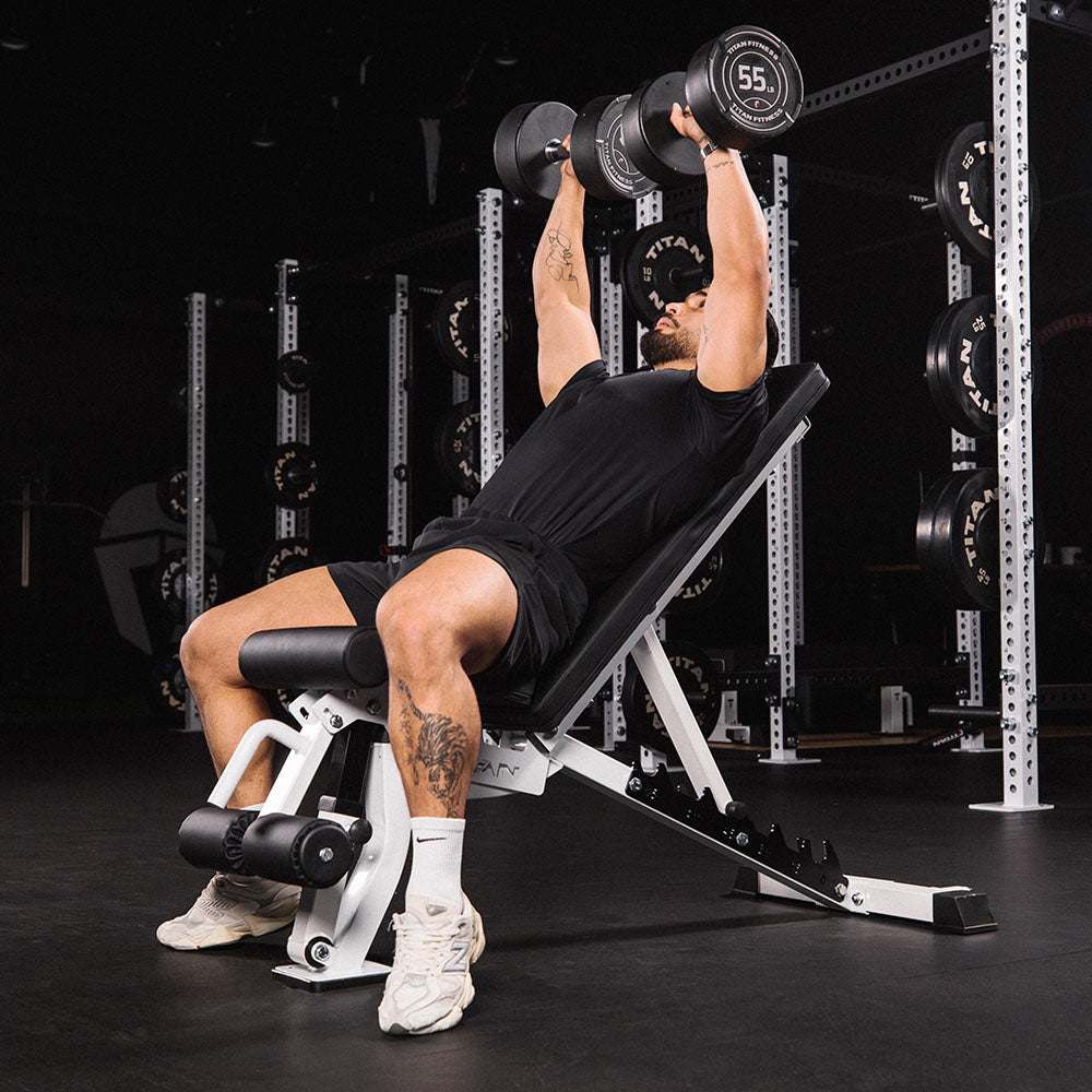 Elite Series Adjustable FID Bench | White