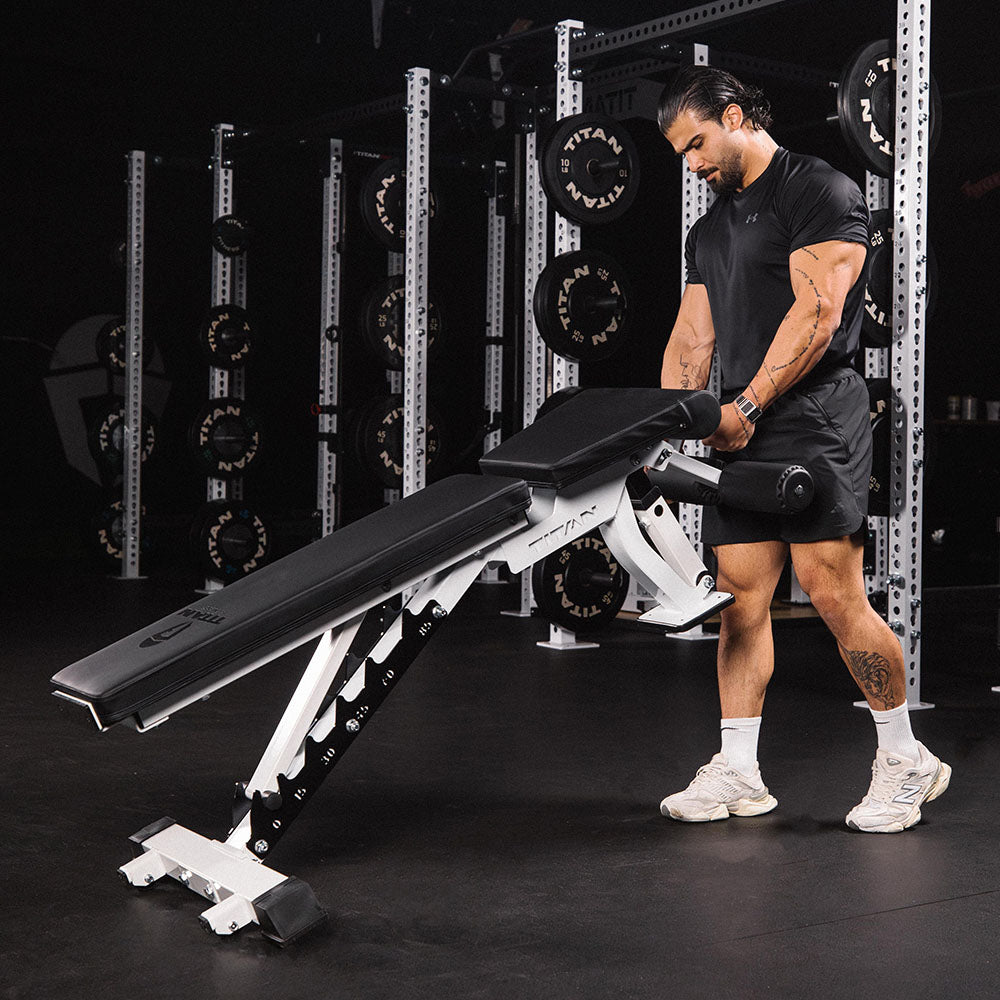 Elite Series Adjustable FID Bench | White