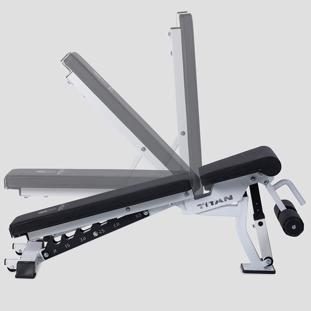 Elite Series Adjustable FID Bench | White - view 55