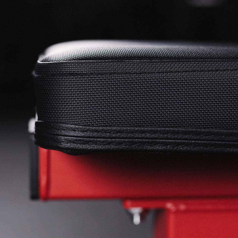 Elite Series Single Post Flat Bench | Red