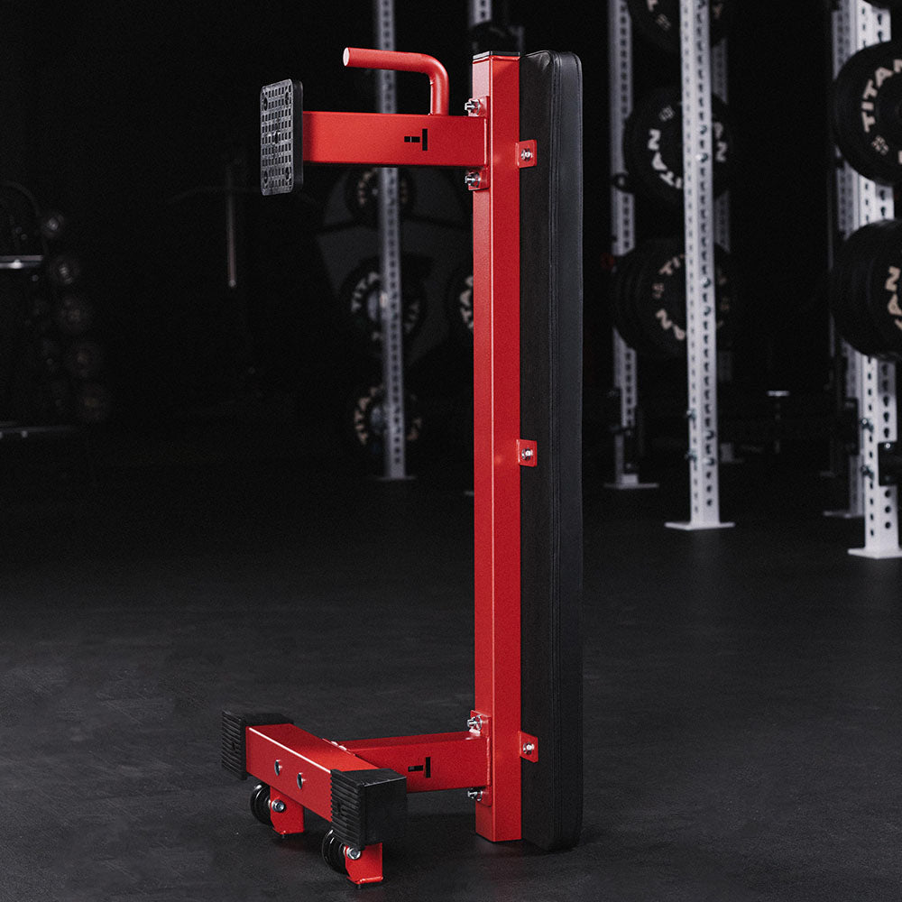 Elite Series Single Post Flat Bench | Red