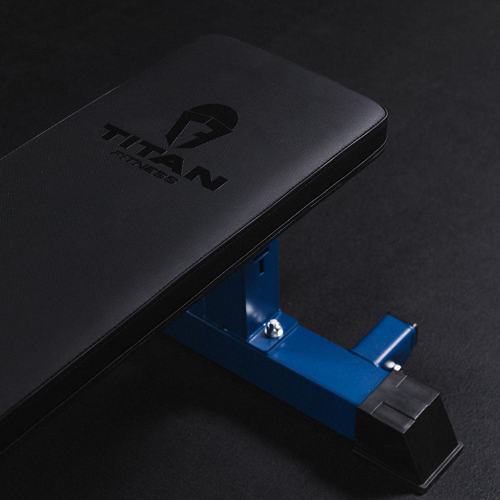 Elite Series Single Post Flat Bench | Navy