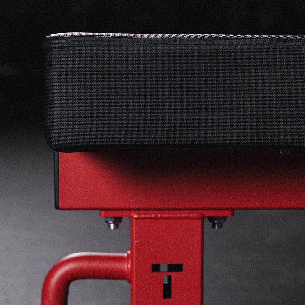 TITAN Series Single Post Flat Bench | Red - view 18