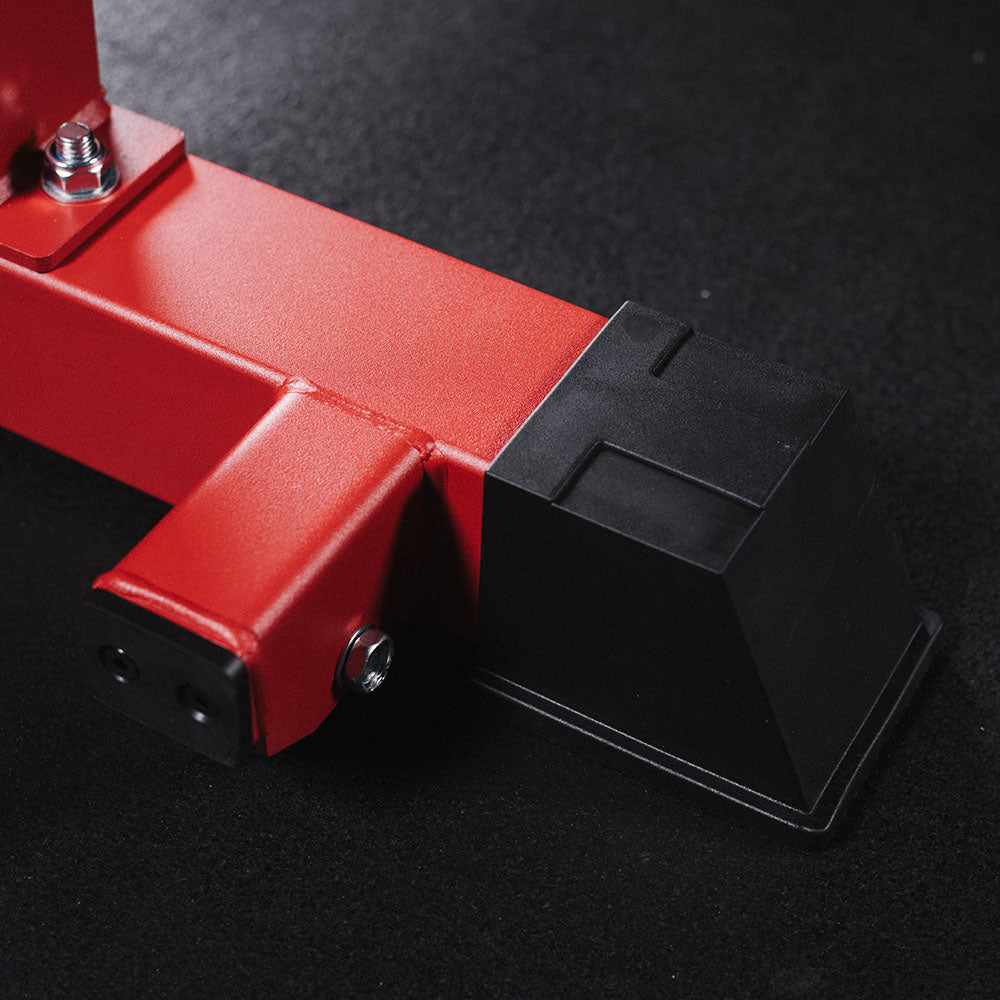 TITAN Series Single Post Flat Bench | Red