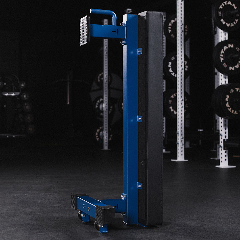 TITAN Series Single Post Flat Bench | Navy