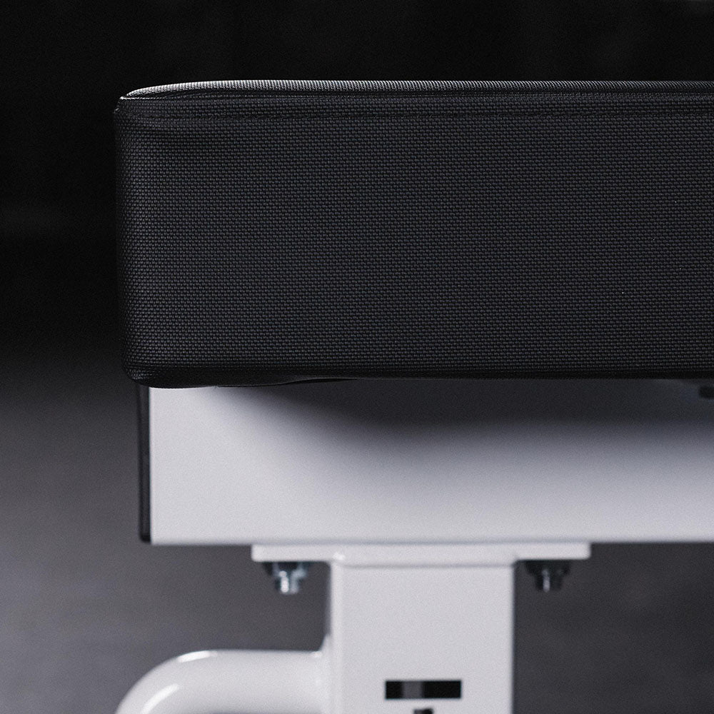 TITAN Series Single Post Flat Bench | White - view 42