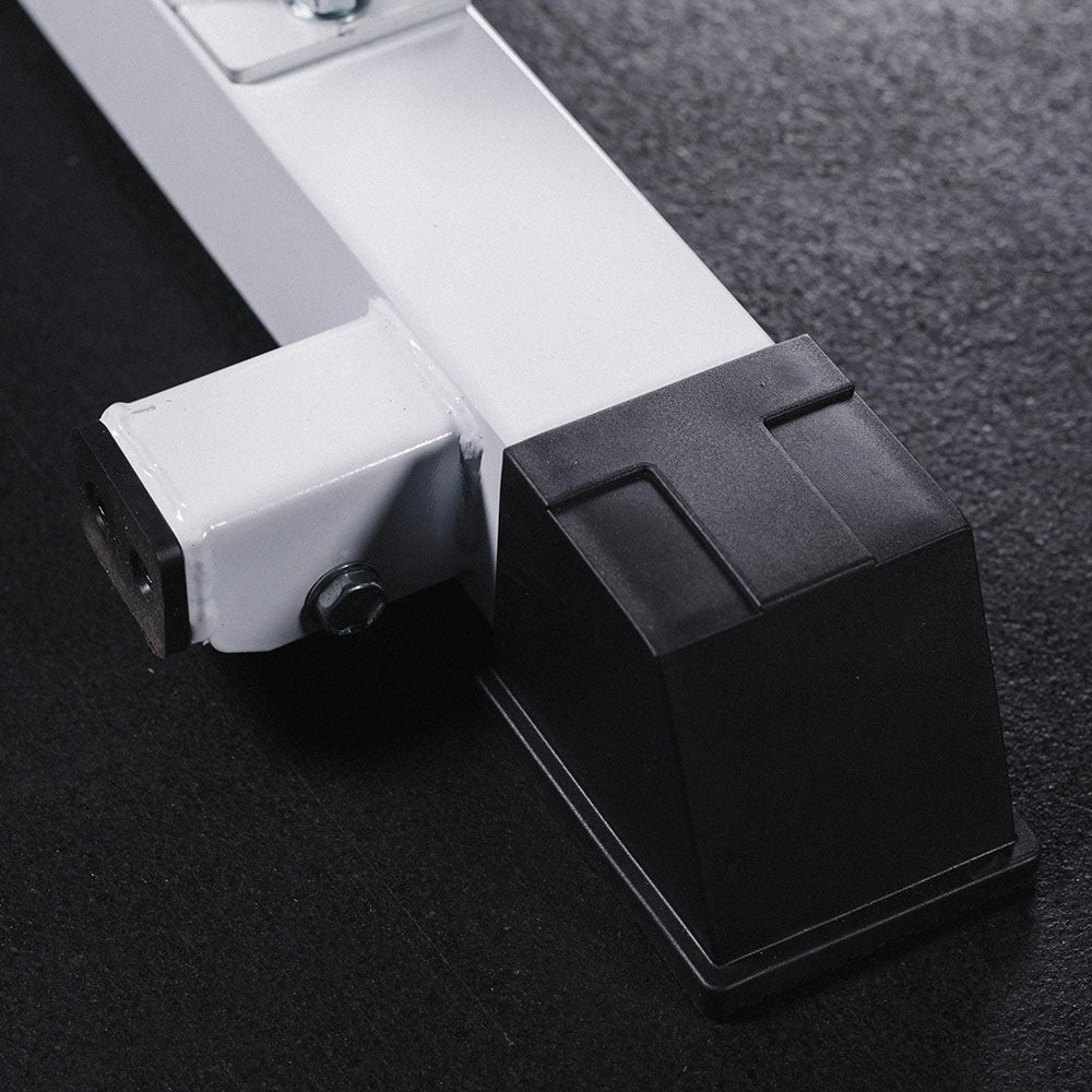 TITAN Series Single Post Flat Bench | White - view 46