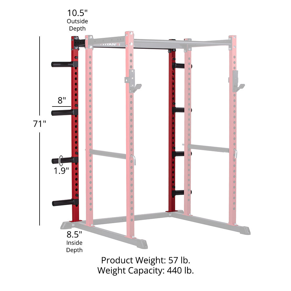 T-2 Series 10" Extension Kit | Red / 71"