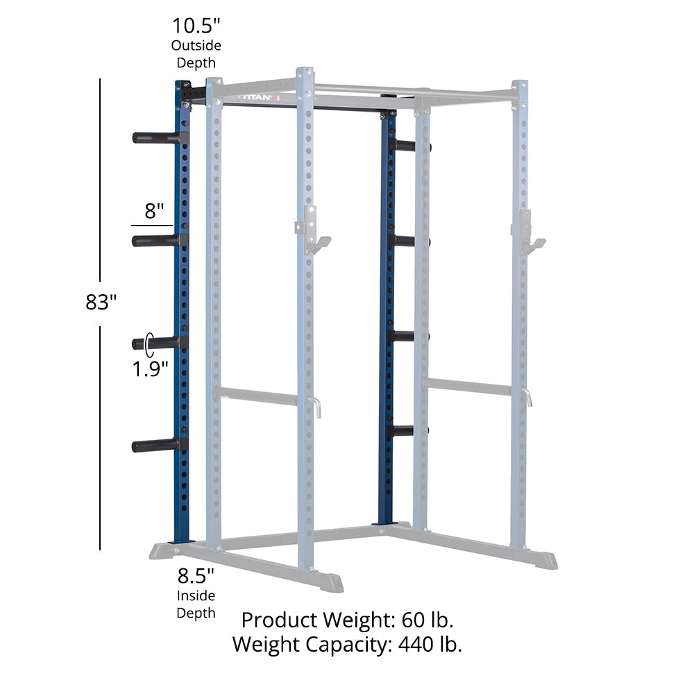 T-2 Series 10" Extension Kit | Blue / 83" - view 10